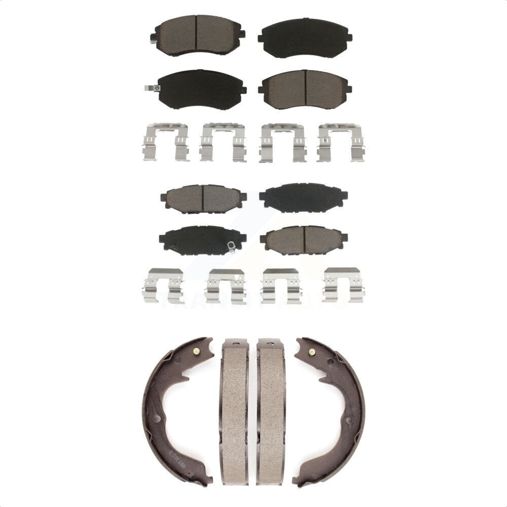 [Avant + Arrière] Kit de plaquette (céramique) de frein pour Subaru Outback Forester Impreza Legacy KCN-100281