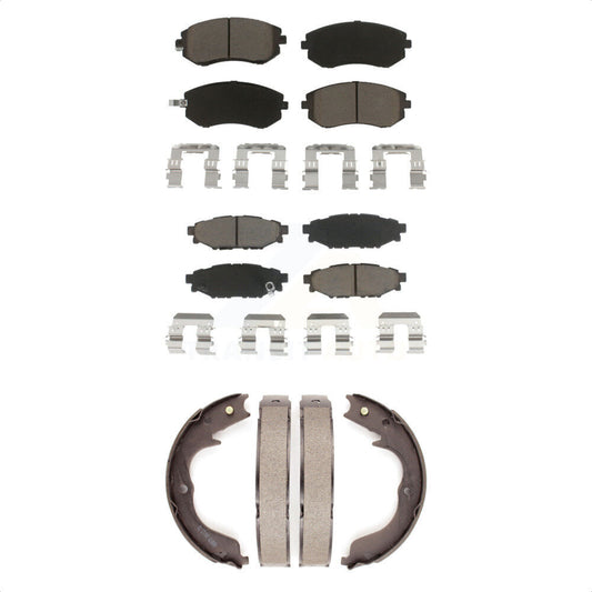[Avant + Arrière] Kit de plaquette (céramique) de frein pour Subaru Outback Forester Impreza Legacy KCN-100281