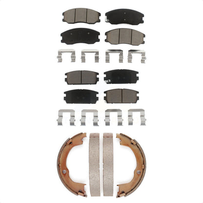 [Avant + Arrière] Kit de plaquette (céramique) de frein pour Chevrolet Equinox Saturn Vue Captiva Sport Pontiac Torrent Suzuki XL-7 KCN-100288