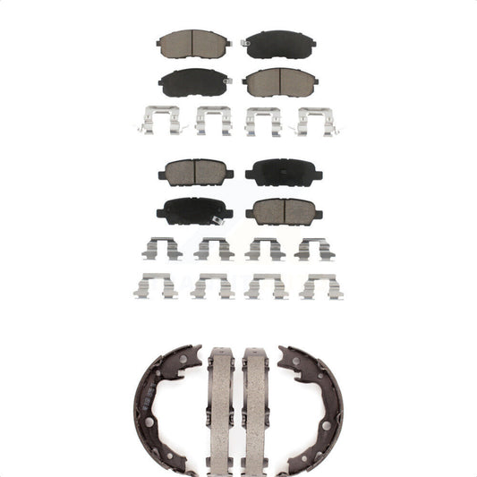 [Avant + Arrière] Kit de plaquette (céramique) de frein pour Nissan Sentra Juke KCN-100293
