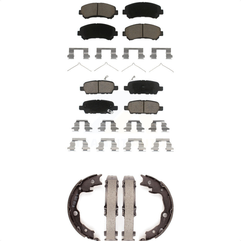 [Avant + Arrière] Kit de plaquette (céramique) de frein pour Nissan Rogue Sentra Juke Select KCN-100295