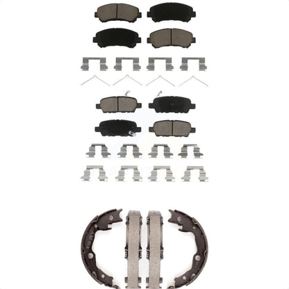 [Avant + Arrière] Kit de plaquette (céramique) de frein pour Nissan Rogue Sentra Juke Select KCN-100295