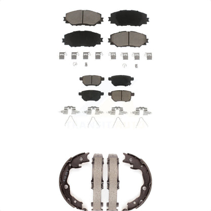 [Avant + Arrière] Kit de plaquette (céramique) de frein pour Toyota Matrix Pontiac Vibe KCN-100298 par Transit Auto