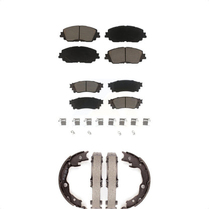 [Avant + Arrière] Kit de plaquette (céramique) de frein pour Toyota Camry KCN-100300 par Transit Auto