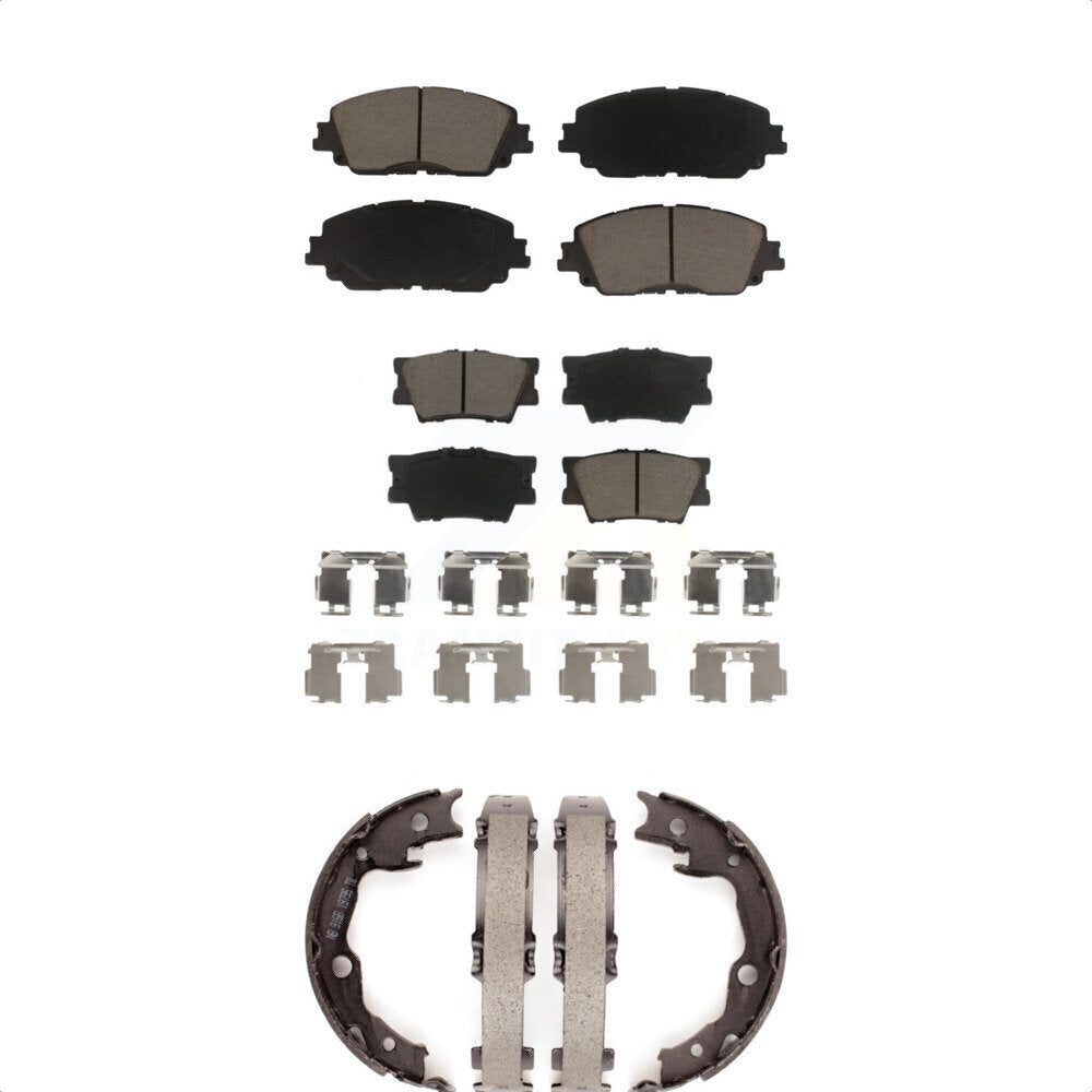 [Avant + Arrière] Kit de plaquette (céramique) de frein pour Toyota Camry KCN-100301