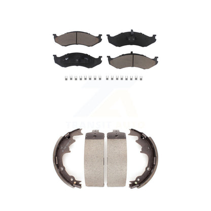 [Avant + Arrière] Kit de plaquette (céramique) de frein pour Jeep Wrangler Cherokee TJ KCN-100304