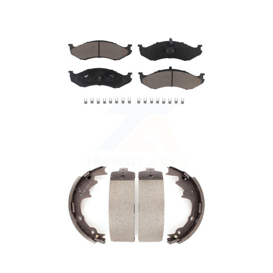 [Avant + Arrière] Kit de plaquette (céramique) de frein pour Jeep Wrangler Cherokee TJ KCN-100304