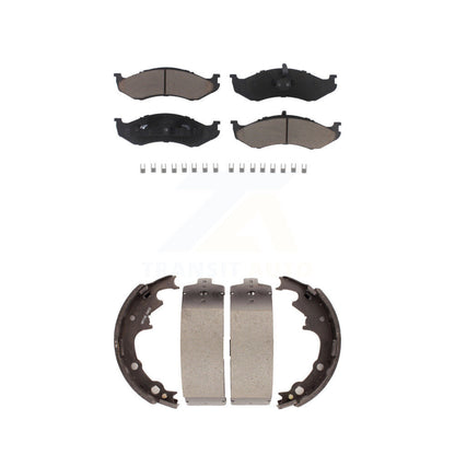 [Avant + Arrière] Kit de plaquette (céramique) de frein pour Jeep Wrangler Cherokee Comanche Wagoneer KCN-100305