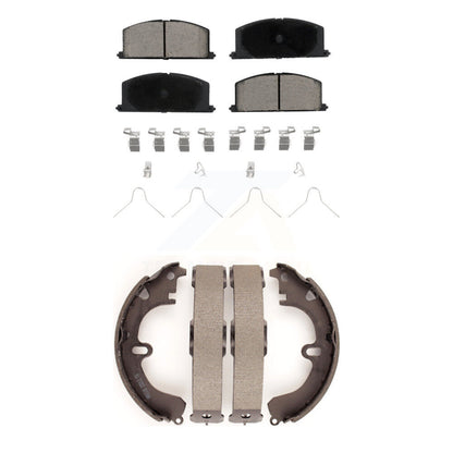 [Avant + Arrière] Kit de plaquette (céramique) de frein pour Toyota Corolla Celica Camry Tercel KCN-100307