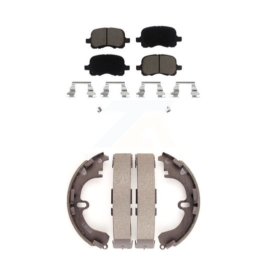 [Avant + Arrière] Kit de plaquette (céramique) de frein pour Toyota Corolla Chevrolet Prizm KCN-100308