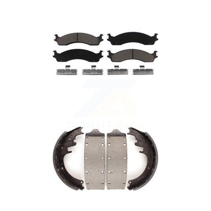 [Avant + Arrière] Kit de plaquette (céramique) de frein pour 1999 Dodge Ram 3500 Van avec 13" x 3-1 2" taille KCN-100311