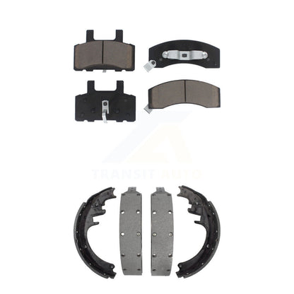 [Avant + Arrière] Kit de plaquette (céramique) de frein pour Chevrolet Dodge Ram 2500 K2500 C2500 K1500 Suburban GMC C1500 C3500 K3500 KCN-100313