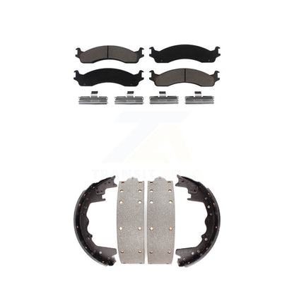 [Avant + Arrière] Kit de plaquette (céramique) de frein pour Ford F-350 E-250 F-250 Econoline E-350 Club Wagon Super Duty KCN-100314