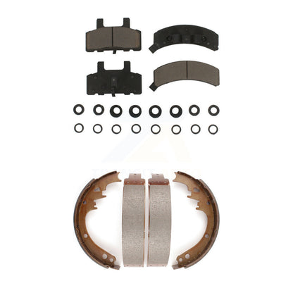 [Avant + Arrière] Kit de plaquette (céramique) de frein pour Dodge Ram 1500 Cadillac DeVille KCN-100322