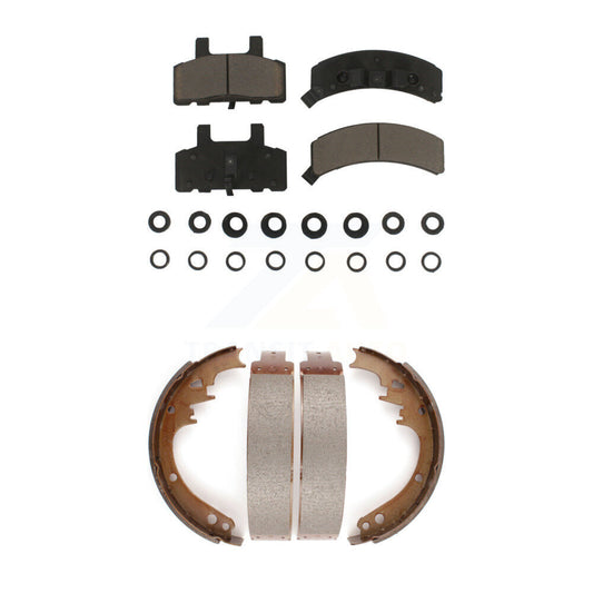 [Avant + Arrière] Kit de plaquette (céramique) de frein pour Dodge Ram 1500 Cadillac DeVille KCN-100322