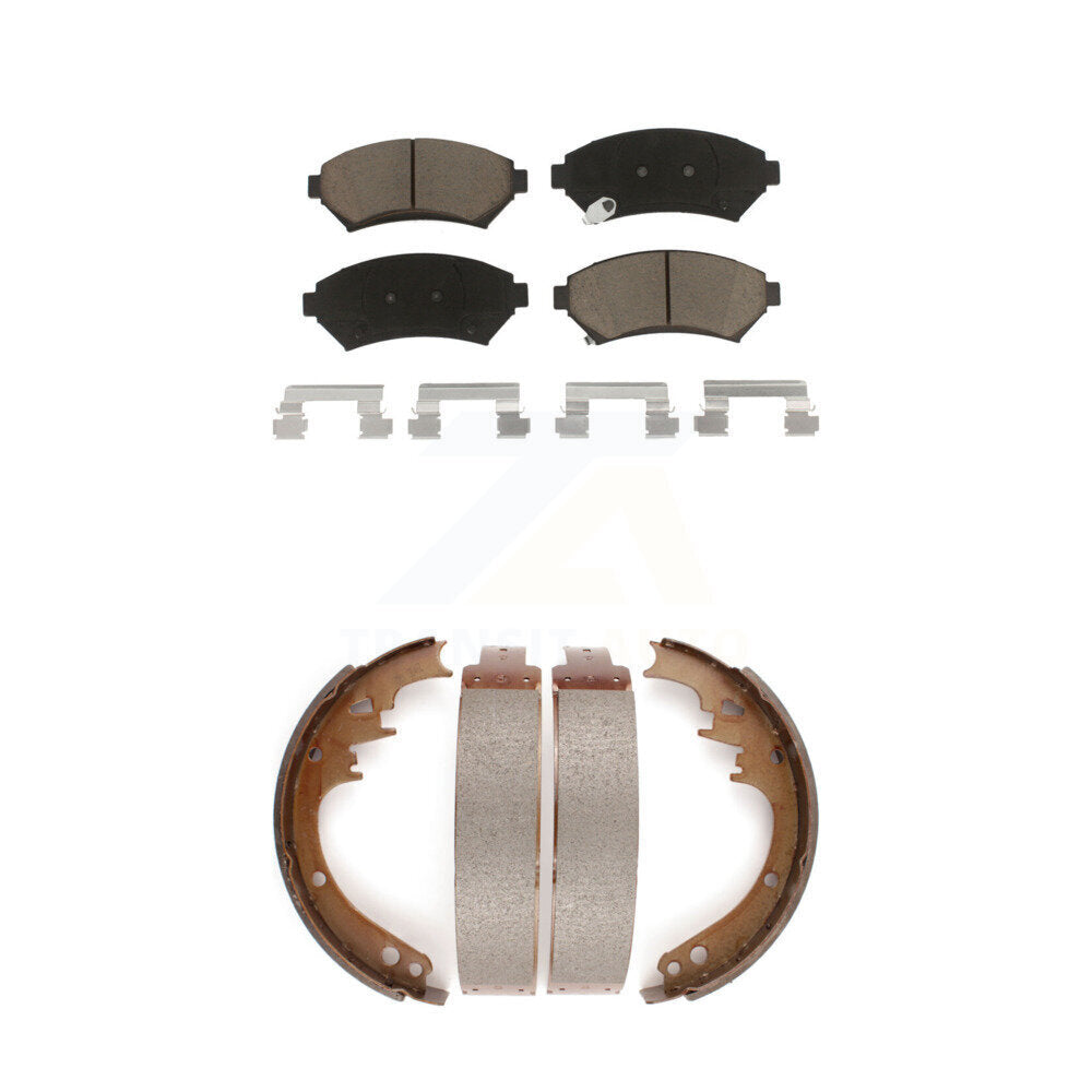 [Avant + Arrière] Kit de plaquette (céramique) de frein pour 1997-1999 Cadillac DeVille Disc rear brakes KCN-100323