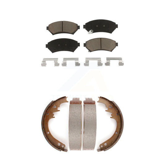 [Avant + Arrière] Kit de plaquette (céramique) de frein pour 1997-1999 Cadillac DeVille Disc rear brakes KCN-100323