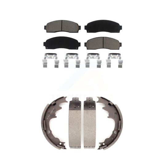 [Avant + Arrière] Kit de plaquette (céramique) de frein pour Ford Ranger Mazda B2300 B3000 B4000 avec 9" Diameter KCN-100327