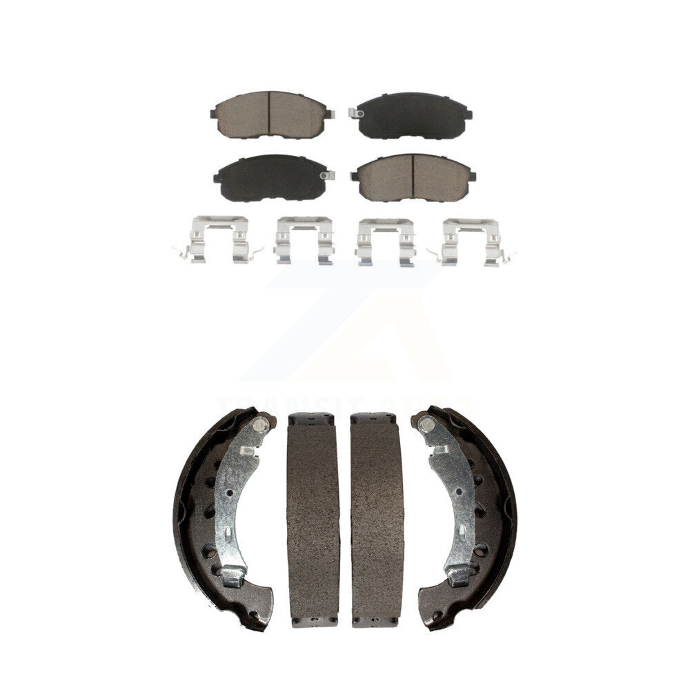 [Avant + Arrière] Kit de plaquette (céramique) de frein pour 2013-2019 Nissan Sentra KCN-100337