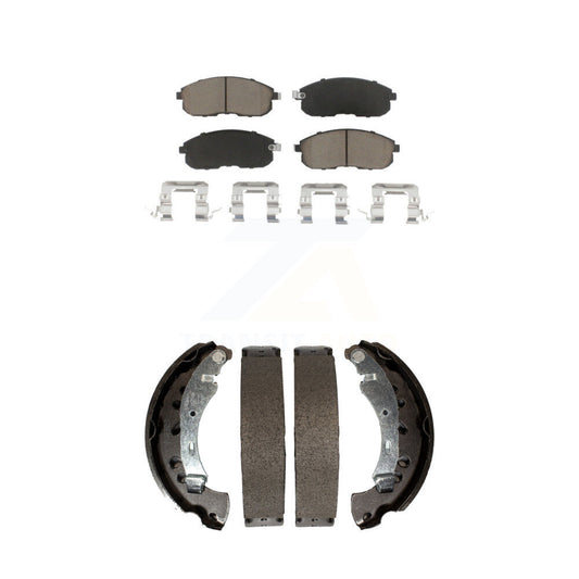 [Avant + Arrière] Kit de plaquette (céramique) de frein pour 2013-2019 Nissan Sentra KCN-100337