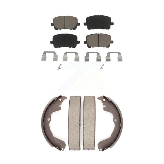 [Avant + Arrière] Kit de plaquette (céramique) de frein pour Toyota Matrix Pontiac Vibe KCN-100338