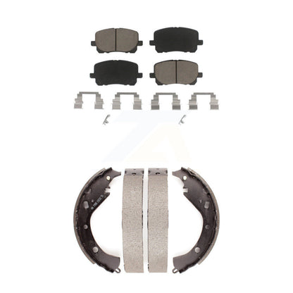 [Avant + Arrière] Kit de plaquette (céramique) de frein pour 2003-2006 Toyota Matrix Pontiac Vibe AWD KCN-100339