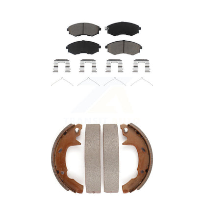 [Avant + Arrière] Kit de plaquette (céramique) de frein pour 1991-1993 Hyundai Sonata KCN-100340