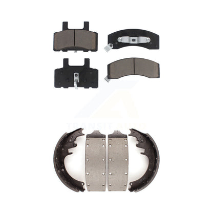 [Avant + Arrière] Kit de plaquette (céramique) de frein pour Chevrolet C3500 GMC K3500 Express 3500 Dodge Ram Savana K2500 Suburban C2500 KCN-100345