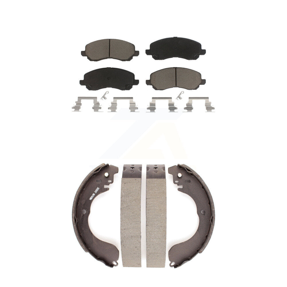 [Avant + Arrière] Kit de plaquette (céramique) de frein pour Jeep Patriot Compass Dodge Caliber Chrysler Sebring Avenger KCN-100347