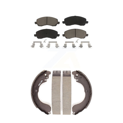 [Avant + Arrière] Kit de plaquette (céramique) de frein pour Jeep Patriot Compass Dodge Caliber Chrysler Sebring Avenger KCN-100347