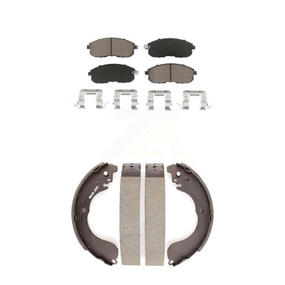 [Avant + Arrière] Kit de plaquette (céramique) de frein pour Nissan Sentra Versa Cube KCN-100348