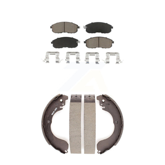 [Avant + Arrière] Kit de plaquette (céramique) de frein pour Nissan Sentra Versa Cube KCN-100348