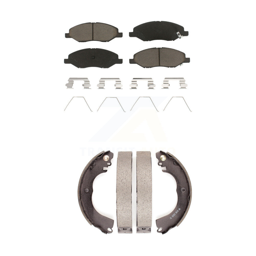 [Avant + Arrière] Kit de plaquette (céramique) de frein pour 2009-2011 Nissan Versa 1.6L KCN-100349