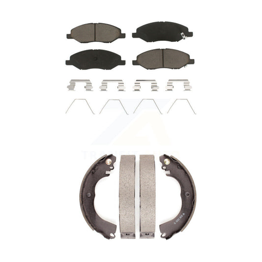 [Avant + Arrière] Kit de plaquette (céramique) de frein pour 2009-2011 Nissan Versa 1.6L KCN-100349