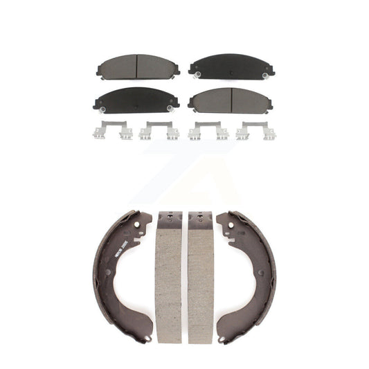 [Avant + Arrière] Kit de plaquette (céramique) de frein pour 2008-2009 Dodge Caliber SRT-4 KCN-100351