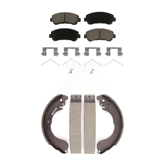 [Avant + Arrière] Kit de plaquette (céramique) de frein pour 2007-2012 Nissan Sentra SE-R Spec V KCN-100352