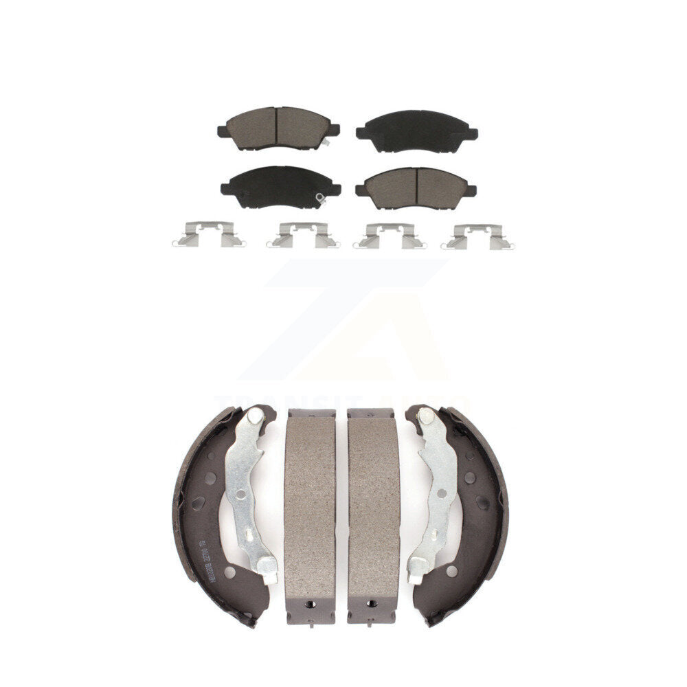 [Avant + Arrière] Kit de plaquette (céramique) de frein pour Nissan Versa Note Micra KCN-100353