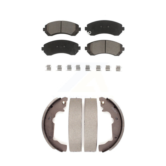 [Avant + Arrière] Kit de plaquette (céramique) de frein pour 2001-2005 Pontiac Aztek KCN-100357