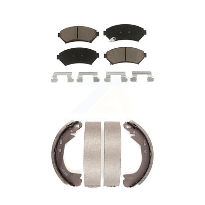 [Avant + Arrière] Kit de plaquette (céramique) de frein pour Buick Century Chevrolet Venture Pontiac Montana Oldsmobile Silhouette Cadillac DeVille Trans Sport KCN-100362