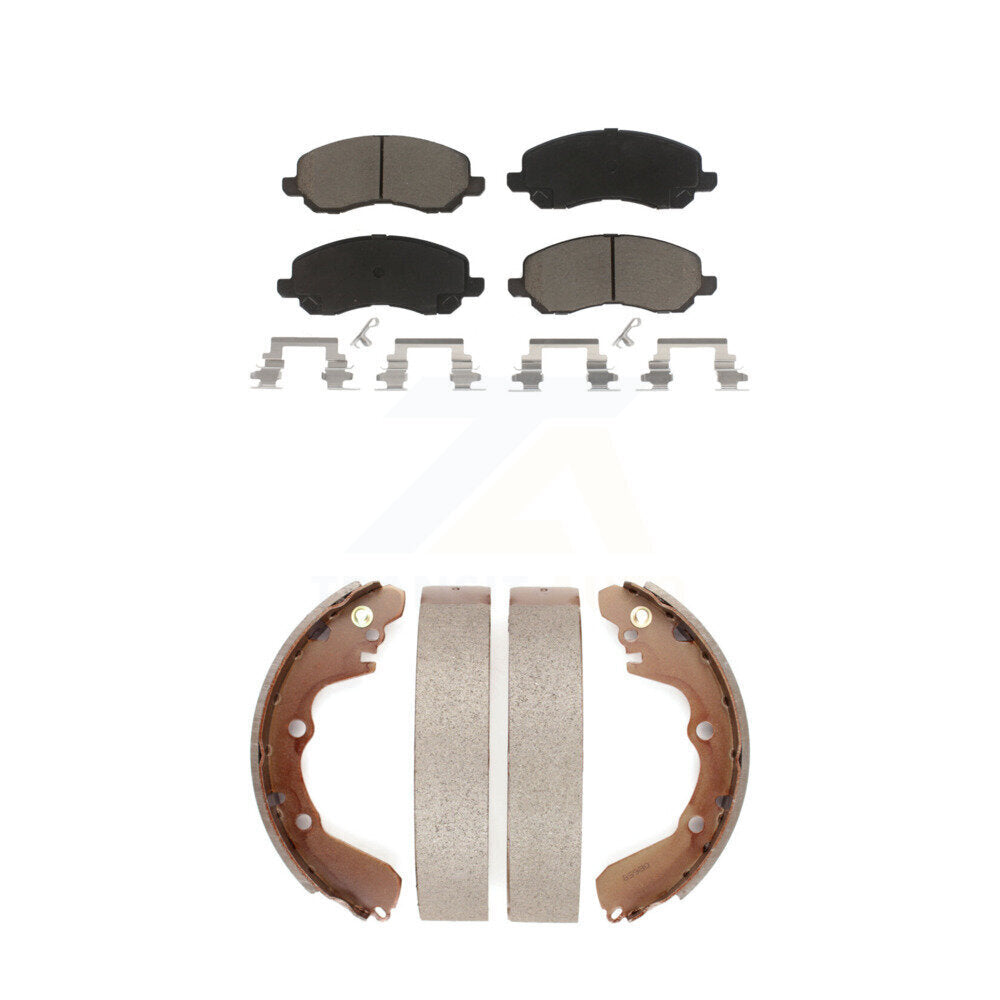 [Avant + Arrière] Kit de plaquette (céramique) de frein pour Chrysler Sebring Mitsubishi Dodge Stratus Eclipse Galant KCN-100367