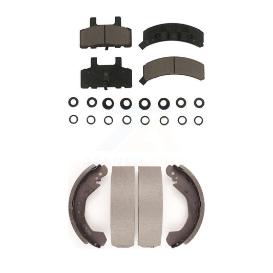 [Avant + Arrière] Kit de plaquette (céramique) de frein pour Chevrolet C1500 K1500 GMC Tahoe Yukon Blazer KCN-100369