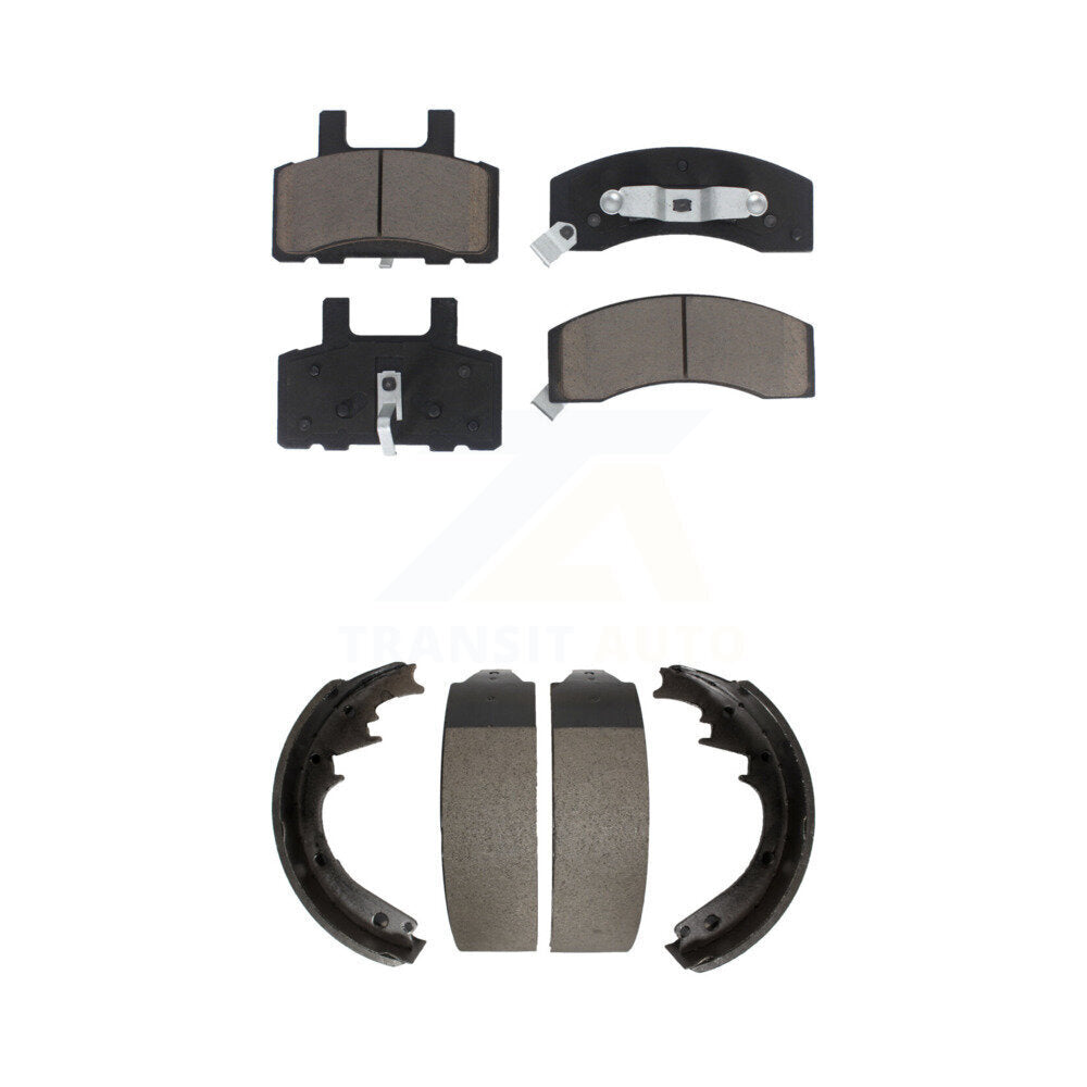 [Avant + Arrière] Kit de plaquette (céramique) de frein pour Chevrolet Tahoe K1500 Suburban GMC C1500 Yukon KCN-100372