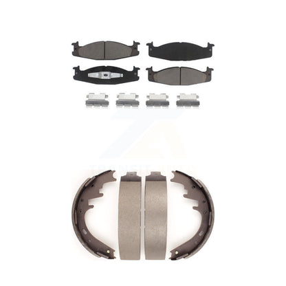 [Avant + Arrière] Kit de plaquette (céramique) de frein pour Ford E-150 Econoline Club Wagon KCN-100374