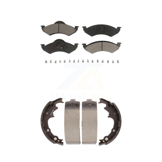 [Avant + Arrière] Kit de plaquette (céramique) de frein pour 2000-2002 Dodge Dakota avec 9" Diameter KCN-100380
