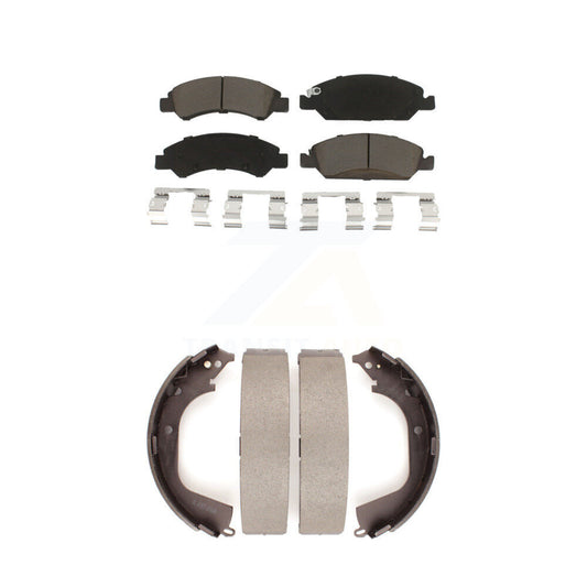 [Avant + Arrière] Kit de plaquette (céramique) de frein pour Chevrolet Silverado 1500 GMC Sierra KCN-100381