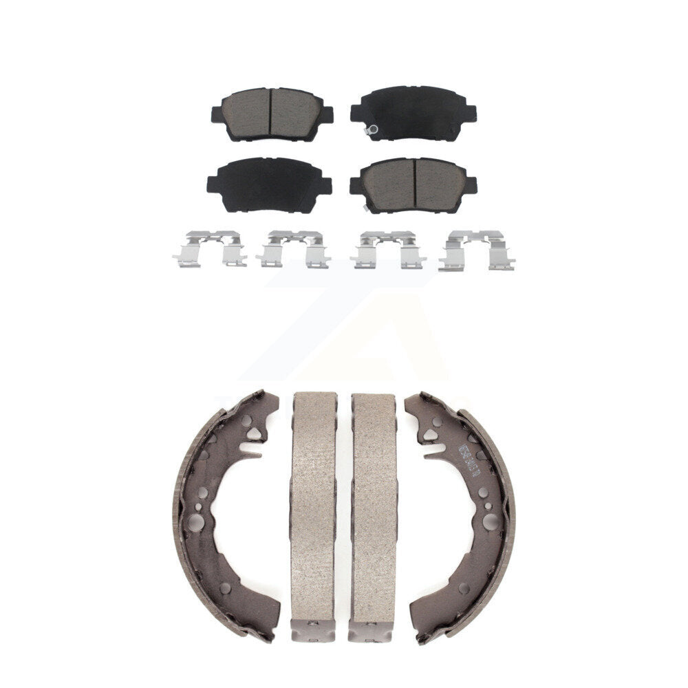 [Avant + Arrière] Kit de plaquette (céramique) de frein pour 2001-2005 Toyota Echo KCN-100383