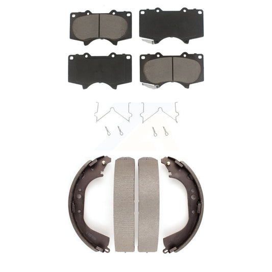 [Avant + Arrière] Kit de plaquette (céramique) de frein pour 2000-2002 Toyota Tundra 5.3" Plate longueur KCN-100385