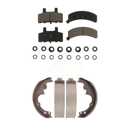 [Avant + Arrière] Kit de plaquette (céramique) de frein pour 1990-2002 Chevrolet Astro GMC Safari AWD KCN-100391