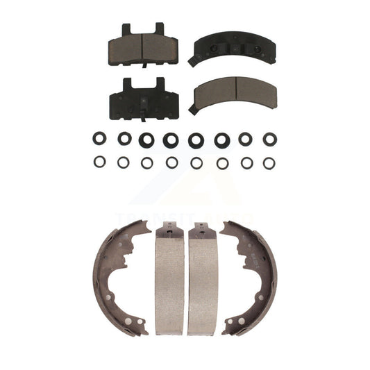 [Avant + Arrière] Kit de plaquette (céramique) de frein pour 1990-2002 Chevrolet Astro GMC Safari AWD KCN-100391