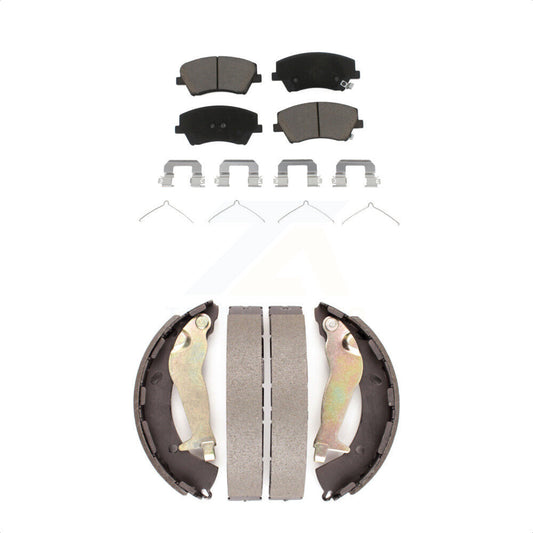 [Avant + Arrière] Kit de plaquette (céramique) de frein pour Hyundai Elantra KCN-100393 par Transit Auto